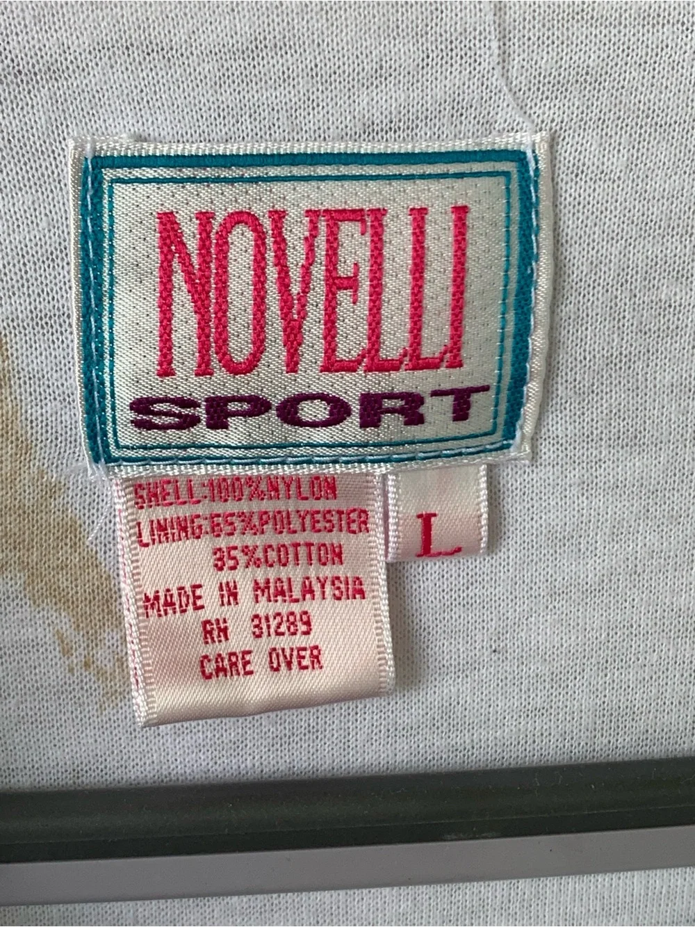 Vintage Track Suit 80s 90s Novelli Sport Jacket Pants Women’s Large